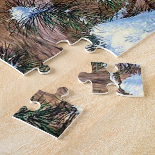 Puzzle Loups rouges (Côté)