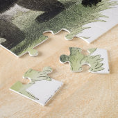 Puzzle L'ours Brown, pub éducatif d'illustration. par t (Côté)