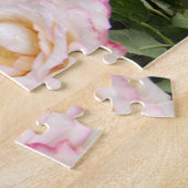 Puzzle L'ours en peluche sent les rose (Côté)