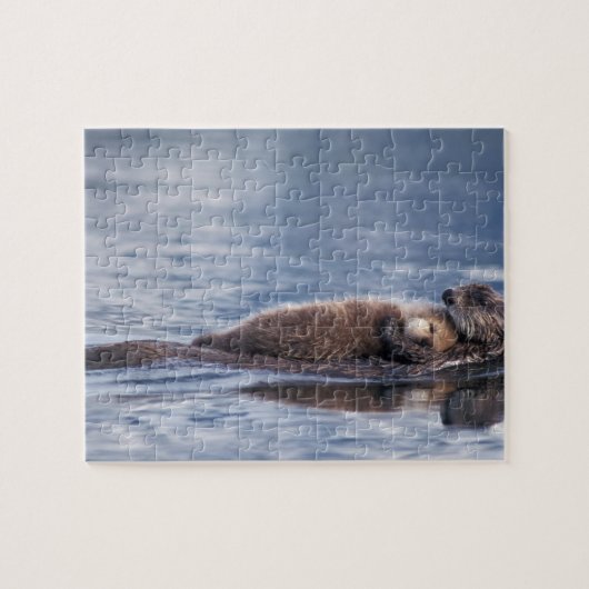 Puzzle loutre de mer, Enhydra lutris lutris (Horizontal)