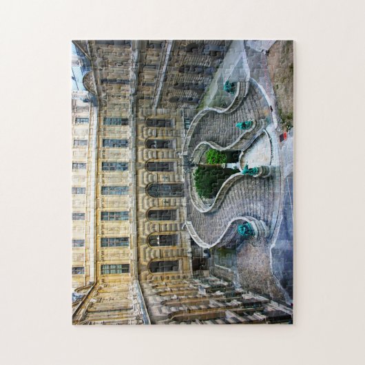 Puzzle Louvre Paris. (Vertical)