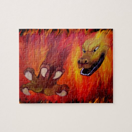 Puzzle Louvre rouge dragon (Horizontal)