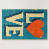 Puzzle LOVE 1960s-Inspiré Graphics (Horizontal)