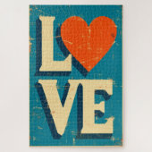 Puzzle LOVE 1960s-Inspiré Graphics (Vertical)