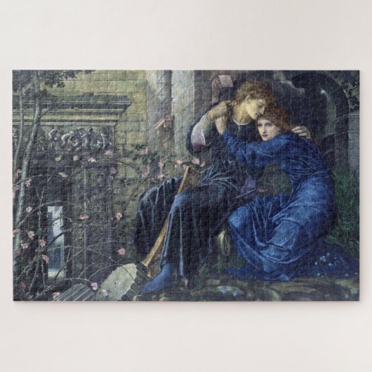 Puzzle Love Among the Ruins by Edward Burne-Jones (Horizontal)