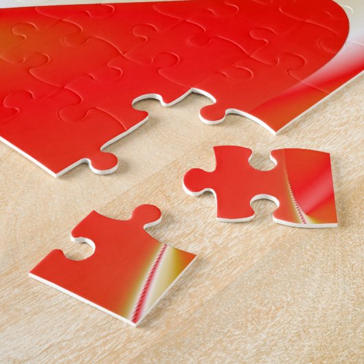 Puzzle Love and Gold Abstrait 3D Rainbowart (Côté)