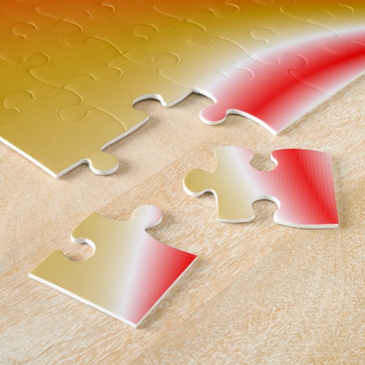 Puzzle Love and Gold Abstrait 3D Rainbowart (Côté)