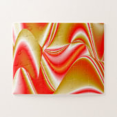 Puzzle Love and Gold Abstrait 3D Rainbowart (Horizontal)