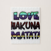 Puzzle Love Hakuna Matata Cadfts (Vertical)