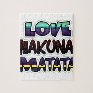 Puzzle Love Hakuna Matata Cadfts