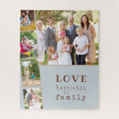 Puzzle Love Happiness Family Photo Strip Collage (Vertical)
