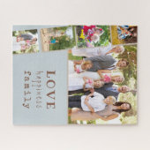 Puzzle Love Happiness Family Photo Strip Collage (Horizontal)