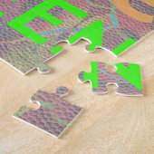 PUZZLE LOVE RED GOLDEN VERT (Côté)