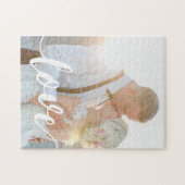 Puzzle Love Script Overlay Photo (Horizontal)