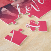 Puzzle Love Script photo de la Saint Valentin (Côté)