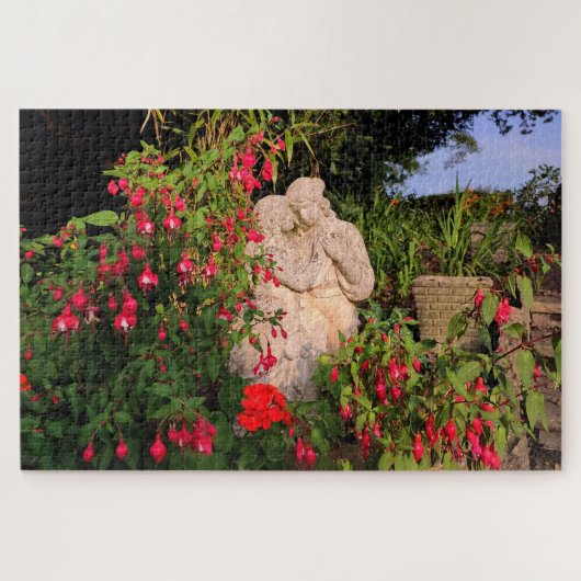 Puzzle Love Set in Stone. (Horizontal)