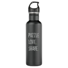 Puzzle. Love. Share. – Water Bottle Waterfles