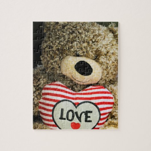 Puzzle Love teddy (Vertical)
