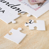 Puzzle Love You Grandma 7 Photo Collage Blanc (Côté)