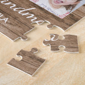Puzzle Love You Grandma 7 Photo Collage Wood (Côté)
