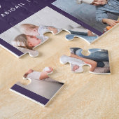 Puzzle Love You Grandma 8 Photo Collage Purple (Côté)