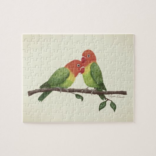 Puzzle Lovebirds (Horizontal)