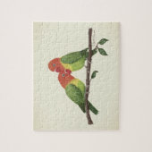 Puzzle Lovebirds (Vertical)