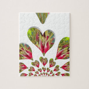 Puzzle Lovely Hearts Humanitarian Day Le monde a besoin d