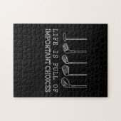 Puzzle Lover|La Vie Est Pleine De Choix Importants Du Gol (Horizontal)