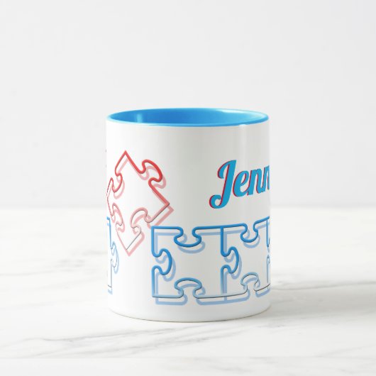 Puzzle Lover Persoonlijke Puzzle Mok (Midden)