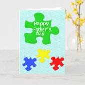 Puzzle Lovers Happy Vaderdag Card Kaart (Gele Bloem)
