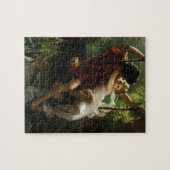 Puzzle Lovers on a Swing. Spring by Pierre Auguste Cot (Horizontal)