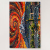 Puzzle Lucerne Alpine : Édition Galerie Solar Vortex (Vertical)
