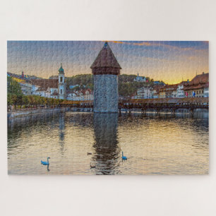 Puzzle Lucerne, Suisse à Dusk
