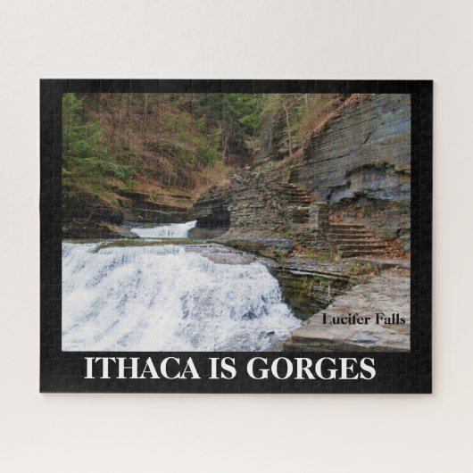 PUZZLE LUCIFER TOMBE À L'ITHACA NEW YORK (Horizontal)