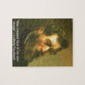 Puzzle Ludwig Feurbach & Citation de l'Homme qui a créé D (Horizontal)