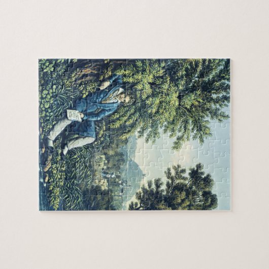 Puzzle Ludwig van Beethoven par une rivière (engravin (Horizontal)