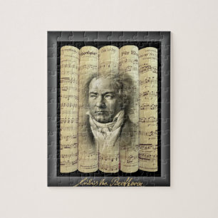 Puzzle Ludwig van Beethoven~Rolled Classed Sheet Music~
