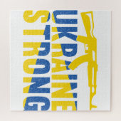 Puzzle L'Ukraine : un soutien fort pour l'Ukraine (Horizontal)