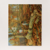 Puzzle Lumber Men Cutting Wood (par Childe Hassam) (Vertical)