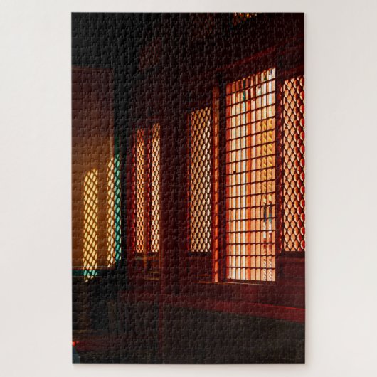 Puzzle Lumière à travers les ouvertures de fenêtre en mai (Vertical)