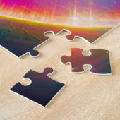 Puzzle Lumière arc-en-ciel à travers les nuages dans l'es (Côté)