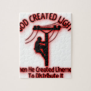 Puzzle Lumière créée par Dieu - bible drôle, concepti