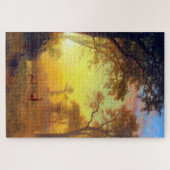 Puzzle Lumière dans la forêt, Albert Bierstadt (Horizontal)