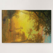 Puzzle Lumière dans la forêt (par Albert Bierstadt) (Horizontal)