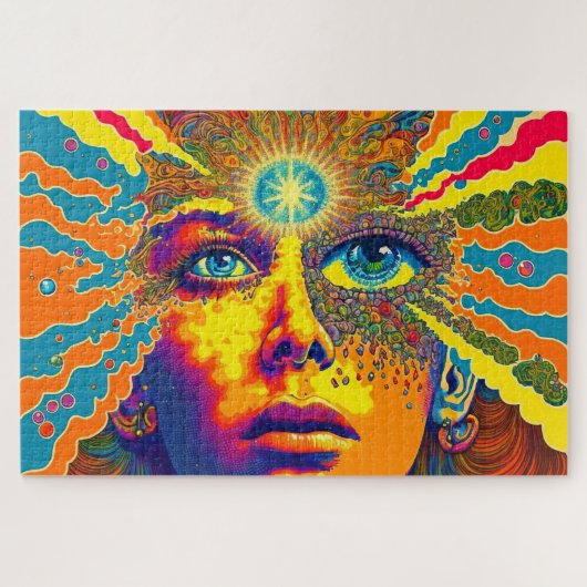 Puzzle Lumière de l'art psychédélique (Horizontal)