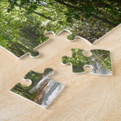 Puzzle Lumière du soleil sur le chemin en bois au Centenn (Côté)