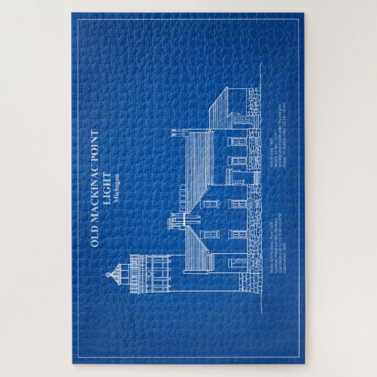 Puzzle Lumière Old Mackinac Point - Michigan - AD (Vertical)