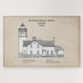 Puzzle Lumière Old Mackinac Point - Michigan - SBD (Horizontal)
