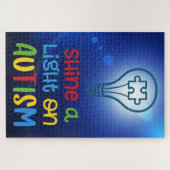 Puzzle Lumière sur l'autisme (Horizontal)